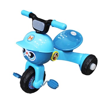 Tricicleta „Baby Land” pentru Copii cu Lumini si Melodii, SALAMANDRA KIDS®, Albastra Tricicleta „Baby Land” pentru Copii cu Lumini si Melodii, SALAMANDRA KIDS®, Albastra