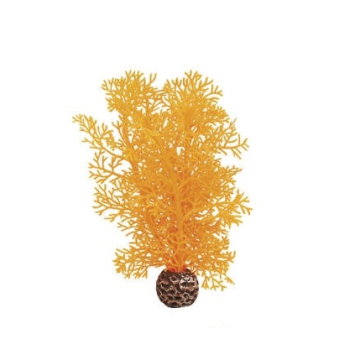 Decoratiune planta marina portocalie mica