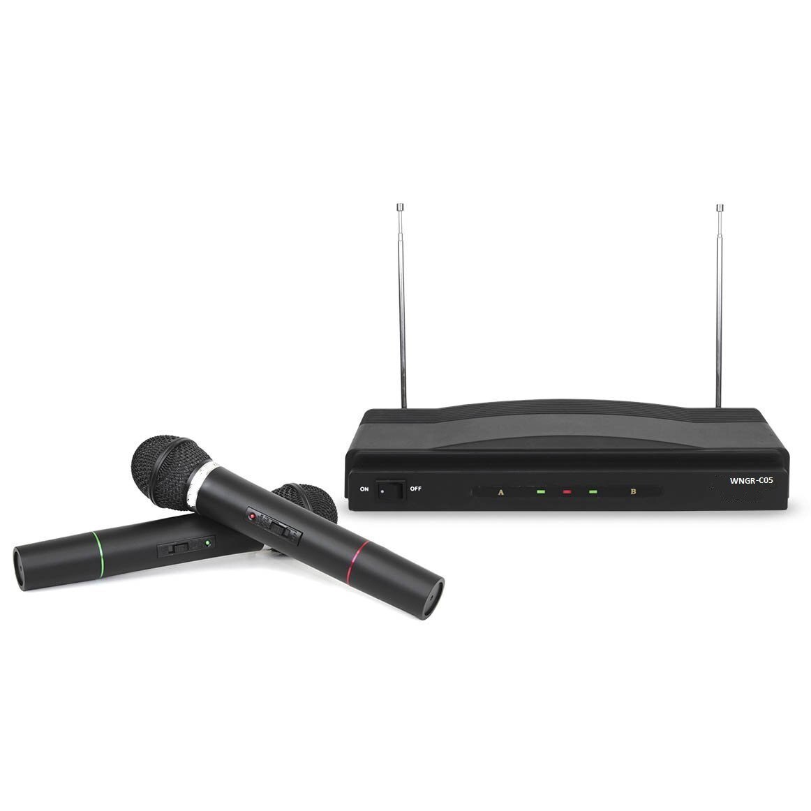 Set 2 microfoane profesionale fara fir, cu receiver