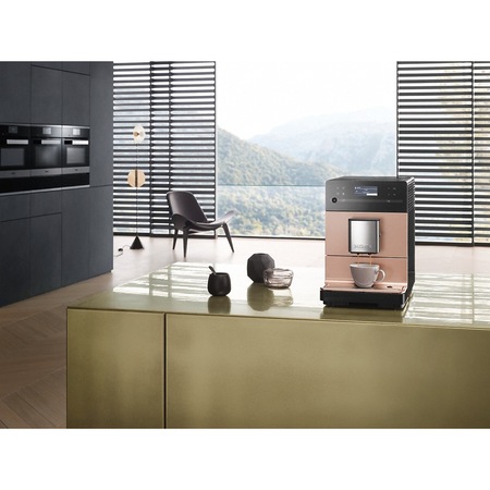 Espressor automat Miele CM 5500, 15 bari, 1.3 l, Negru/Roz