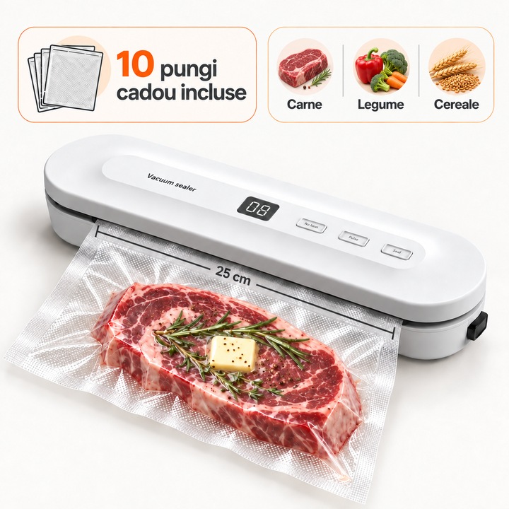Aparat de vidat alimente LARRACOM®