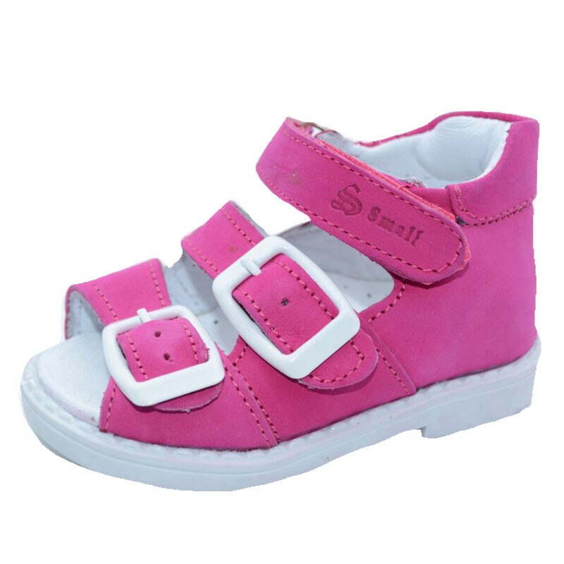 Sandale ortopedice din piele pentru fetite SMALL FOOT SMF36-F, Fucsia, 21