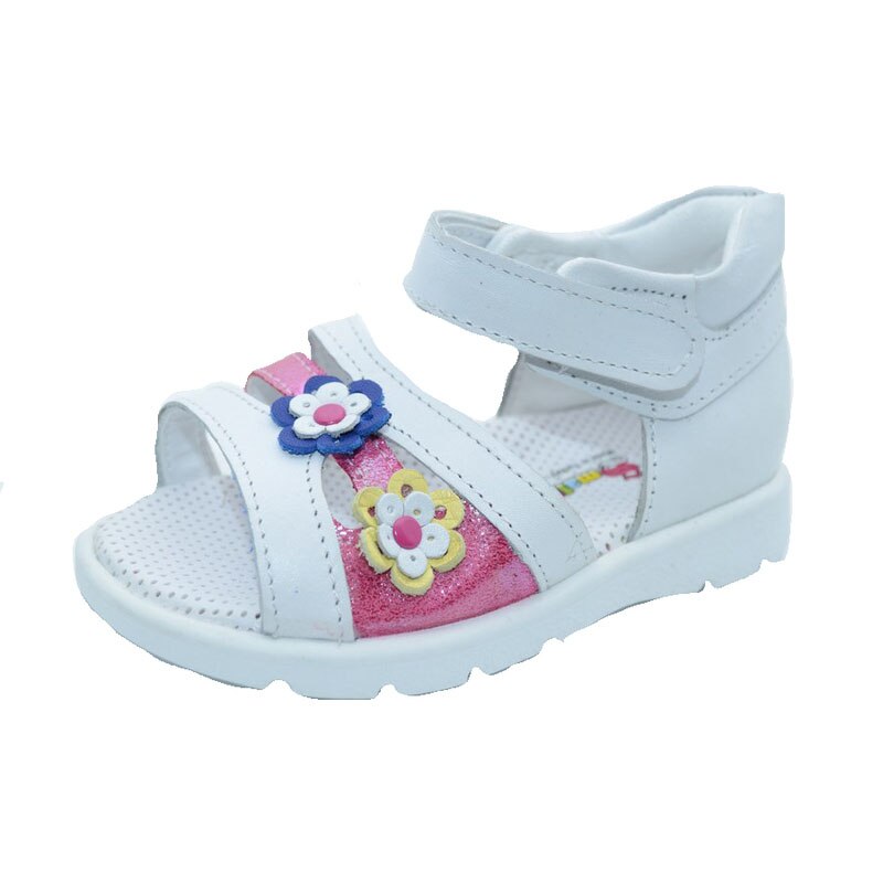 Sandale ortopedice din piele pentru fetite Small Foots SMF33-A, Multicolor, 25