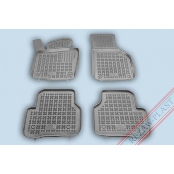 Covoare / Covorase cauciuc GRI VW Passat B6 2005-2010 presuri stil tip tavita Rezaw Covoare / Covorase cauciuc GRI VW Passat B6 2005-2010 presuri stil tip tavita Rezaw