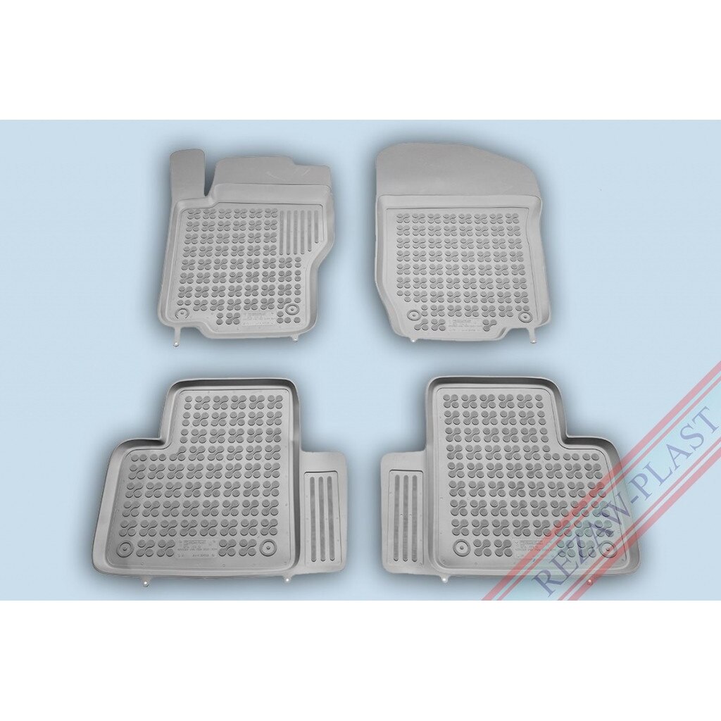 Covoare / Covorase cauciuc GRI MERCEDES M-Klasse W164 2005-2011 presuri stil tip tavita Rezaw