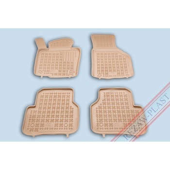 Covoare / Covorase cauciuc BEJ VW Passat B7 Alltrack 2011-2015 presuri stil tip tavita Rezaw Covoare / Covorase cauciuc BEJ VW Passat B7 Alltrack 2011-2015 presuri stil tip tavita Rezaw