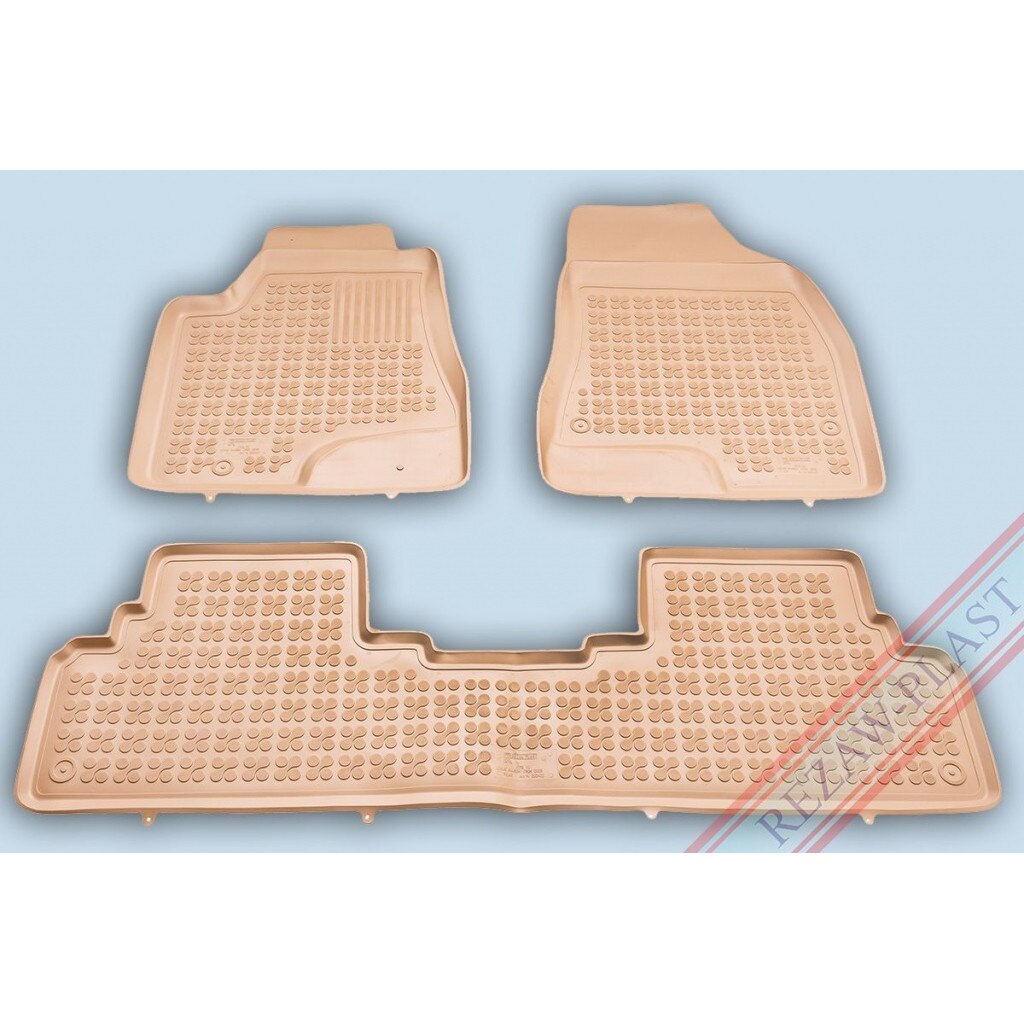Covoare / Covorase cauciuc BEJ LEXUS RX AL10 2008-2012 Pre-Facelift presuri stil tip tavita Rezaw