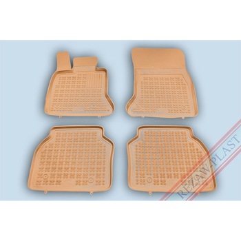 Covoare / Covorase cauciuc BEJ BMW Seria 5 F07 GT 2010-2016 presuri stil tip tavita Rezaw Covoare / Covorase cauciuc BEJ BMW Seria 5 F07 GT 2010-2016 presuri stil tip tavita Rezaw