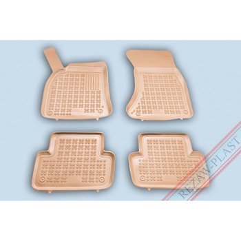 Covoare / Covorase cauciuc BEJ AUDI A4 B8 2008-2016 presuri stil tip tavita Rezaw Covoare / Covorase cauciuc BEJ AUDI A4 B8 2008-2016 presuri stil tip tavita Rezaw