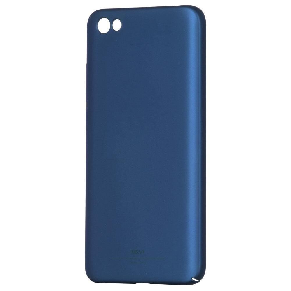 Husa MSVII Albastra + Folie Protectie Sticla Pentru Xiaomi Redmi Note 5A,Redmi Y1