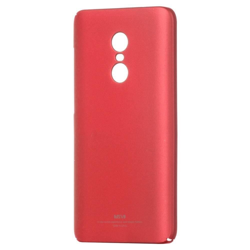 Husa MSVII Rosie + Folie Protectie Sticla Pentru Xiaomi Redmi Note 4,4X (Snapdragon)