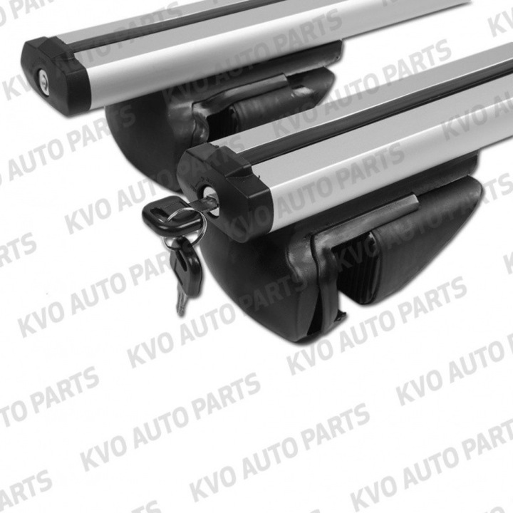 KVO Alumínium csomagtartó rúd készlet kulccsal, Audi A4 B6 2000--2006 Combi, Breck, Avant KVO021-es modellhez