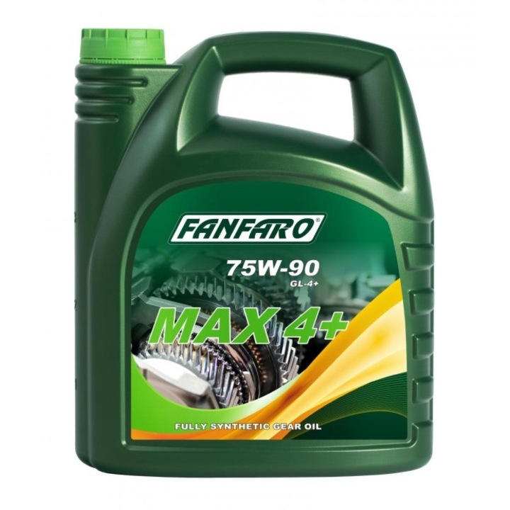Ulei de transmisie Fanfaro MAX4+ 75W-90 GL-4+, sintetic complet, 4L