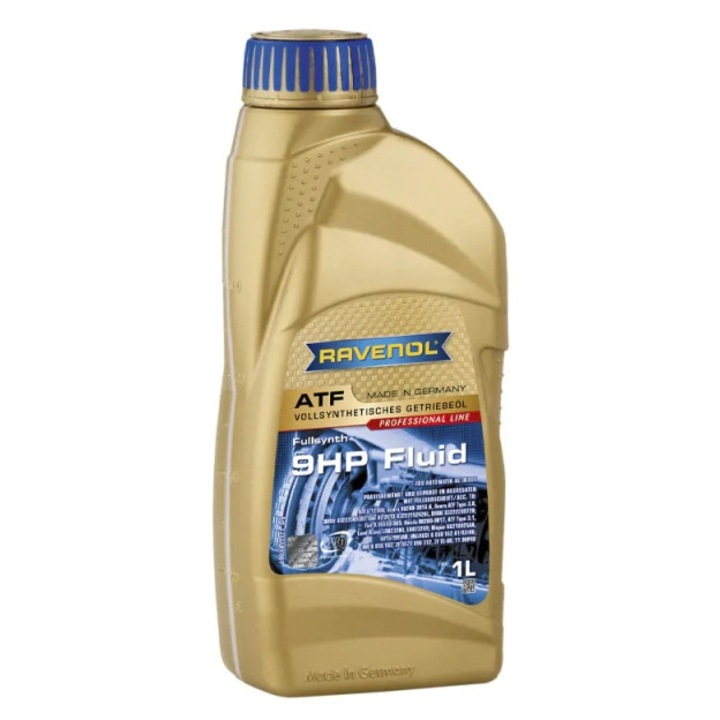 Ulei transmisie Ravenol 9HP Fluid, complet sintetic, verde, 1 L