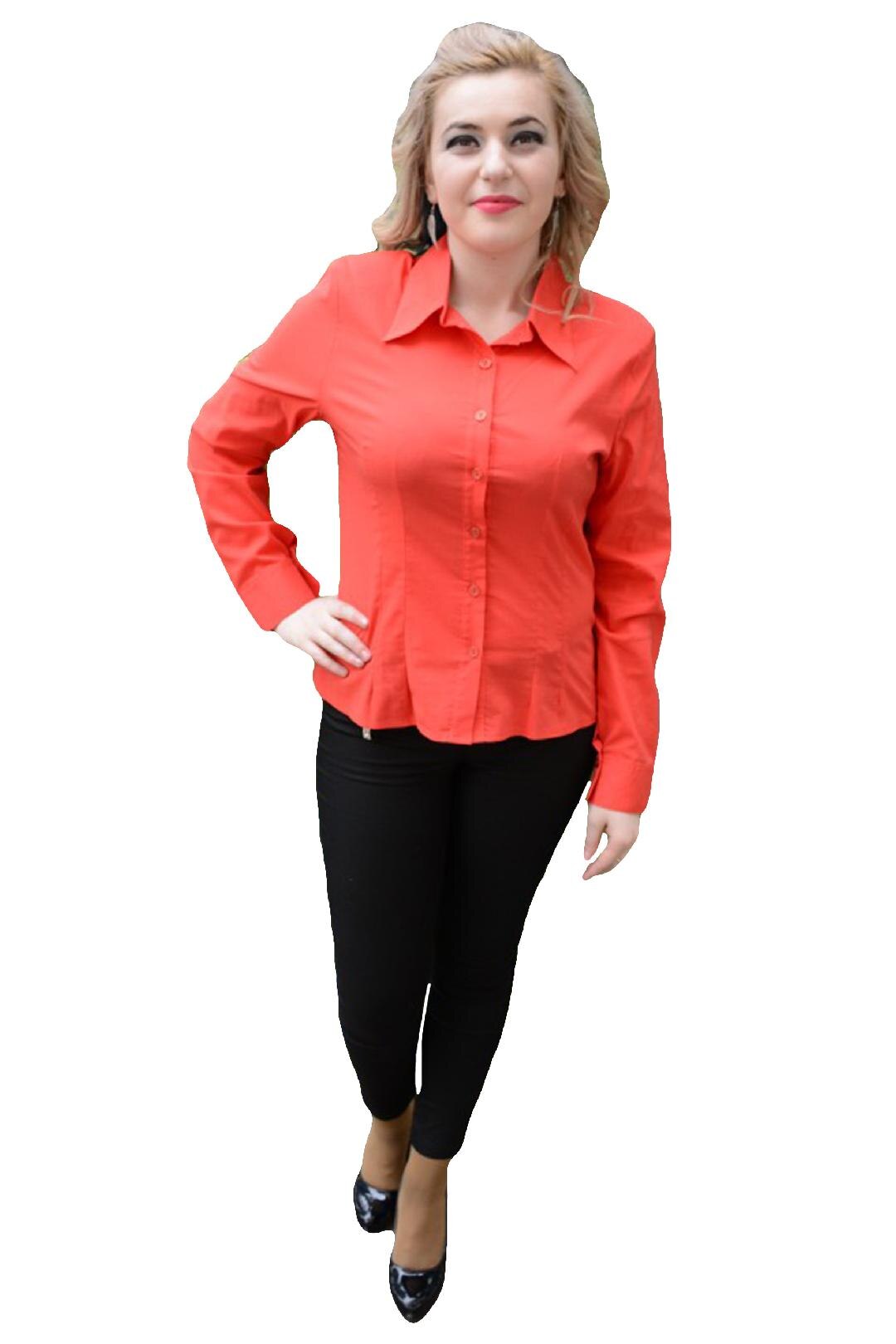 Camasa casual,din material de calitate,, Rosu