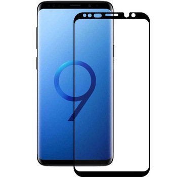 Folie de protectie Eiger 3D Case Friendly Glass pentru Samsung Galaxy S9, Negru Folie de protectie Eiger 3D Case Friendly Glass pentru Samsung Galaxy S9, Negru