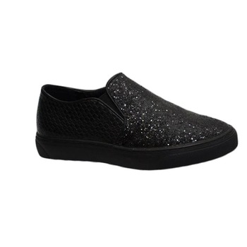 Pantofi din piele ecologica , D&J Exclusive, Negru Pantofi din piele ecologica , D&J Exclusive, Negru