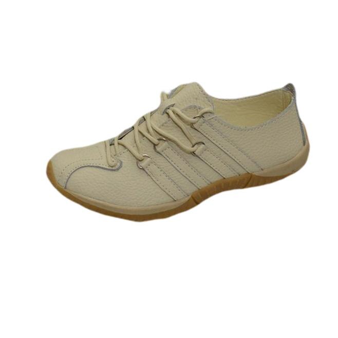 Pantofi cu insertii pe talpa, D&J Exclusive, Bej