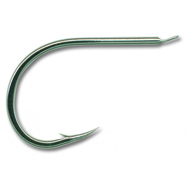 Carlig Mustad Nichel Forjat Revers Rotund 10001Bln, 10Buc/Plic Nr4