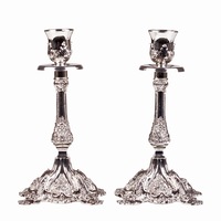 SET 2 BUCATI SUPORT LUMANARE ARGINTAT