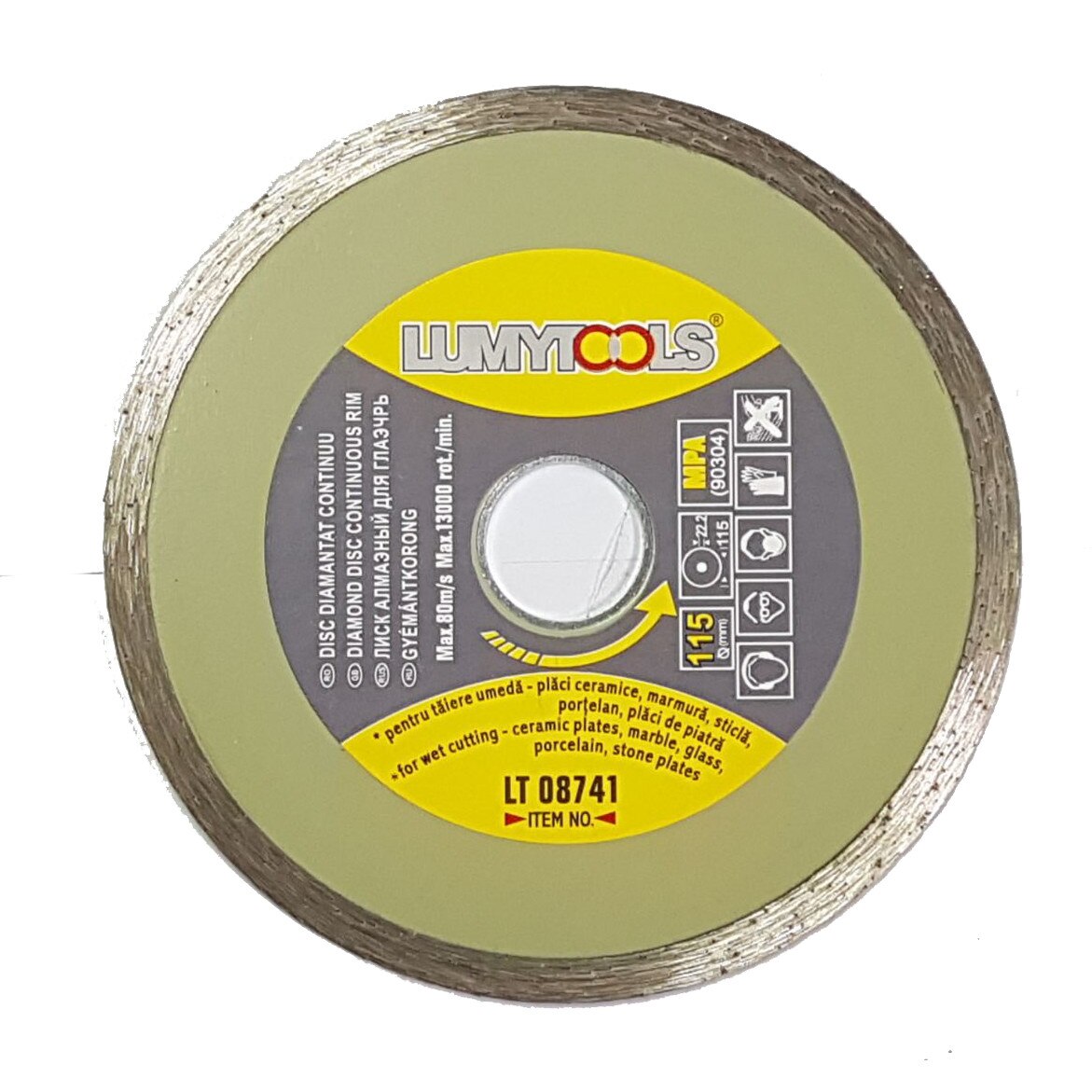 Disc diamantat continuu , Lumytools,115x22.2mm