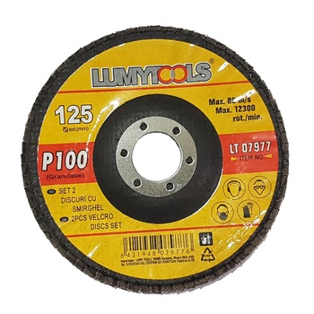 Disc smirghel , Lumytools, 125/set 2 buc Disc smirghel , Lumytools, 125/set 2 buc