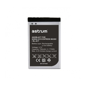 Acumulator AN5310 Nokia BL-4CT 860mAh Astrum Acumulator AN5310 Nokia BL-4CT 860mAh Astrum