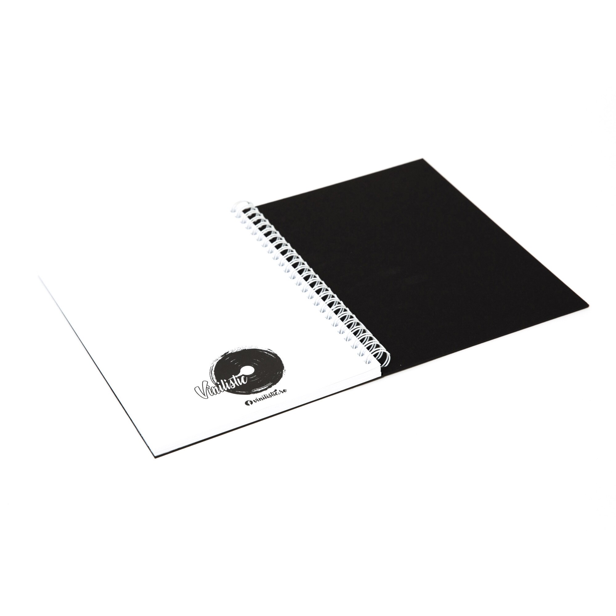 Agenda vinil reciclat, Vinilistic, A5, Star, 15x21cm, Rosu, Jurnal