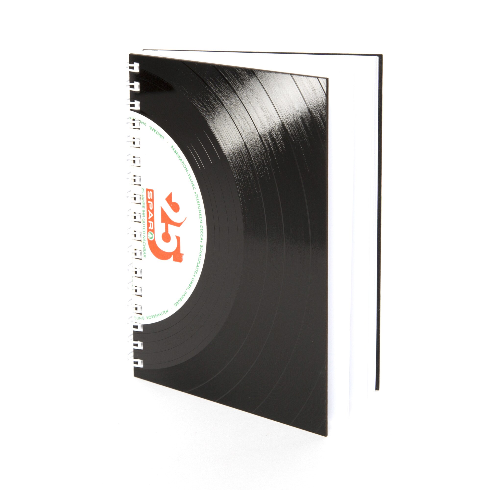 Agenda vinil reciclat, Vinilistic, A6, Carnetel, Spar, 11x15cm, Cadou original