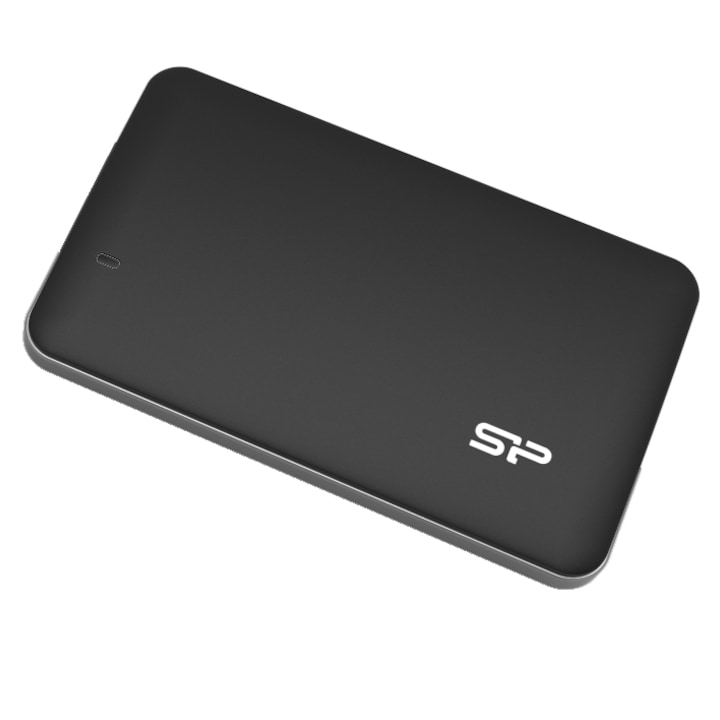 Външен SSD Silicon Power Bolt B10 256 GB, USB 3.1 Gen1, Черен
