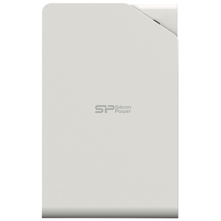 HDD extern portabil Silicon Power Stream S03, Alb, 1 TB