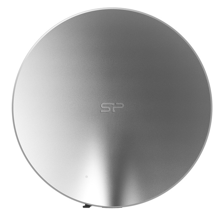 SSD extern Silicon Power Bolt B80 120 GB, USB 3.1 Gen2, Argintiu