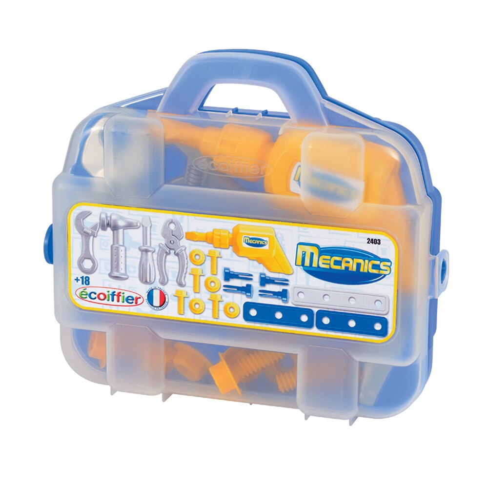 Set Trusa unelte Ecoiffier Mecanics, 20 piese