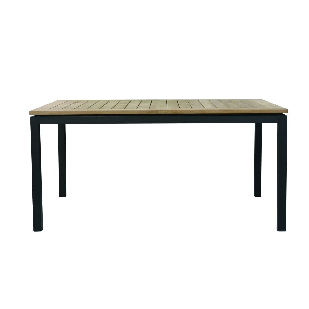 Masa extensibila Surf, Aluminiu, Maro/Natur, 156 x 90 x 75 cm