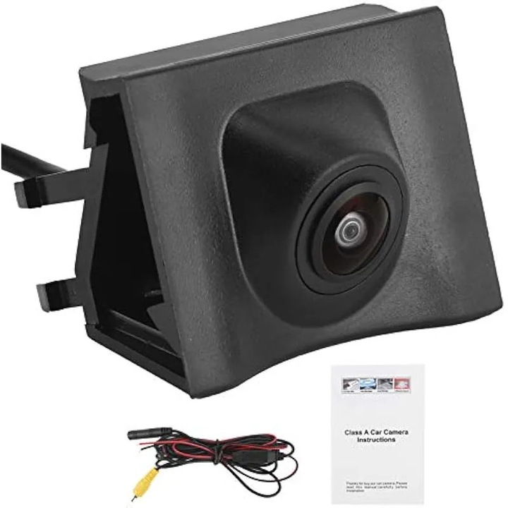 Camera frontala cu senzor de imagine CCD, rezolutie inalta, vedere nocturna cu unghi larg de 170 de grade, IP68 pentru 2013, material ABS