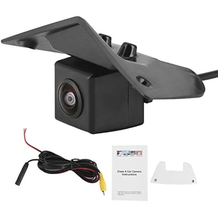 Camera CCD cu vedere frontala de inalta definitie IP68, monitor de parcare cu logo auto, pentru Mercedes Vito Viano ABCE Class GL SLK GLK