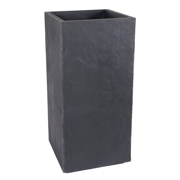 Jardiniera Antracit - Stone 39.5x39.5x80cm