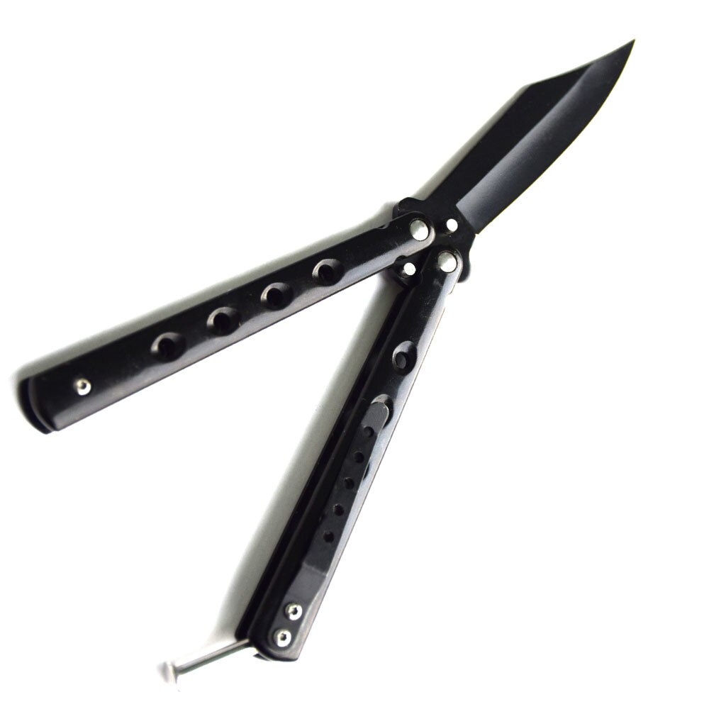 Cutit briceag fluture negru 19 cm