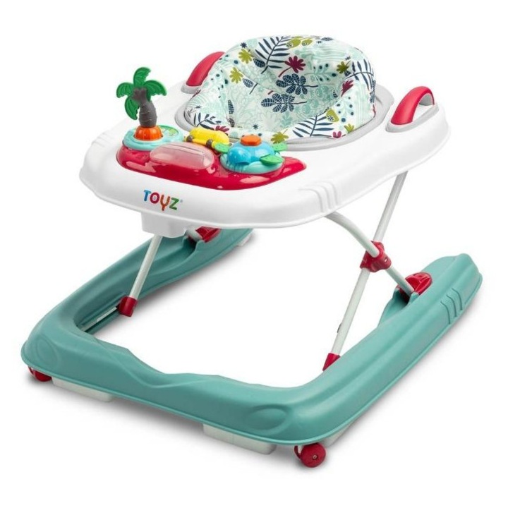 Premergator Toyz Surf 2in1 model 705441, panou muzical, scaun ergonomic, multicolor
