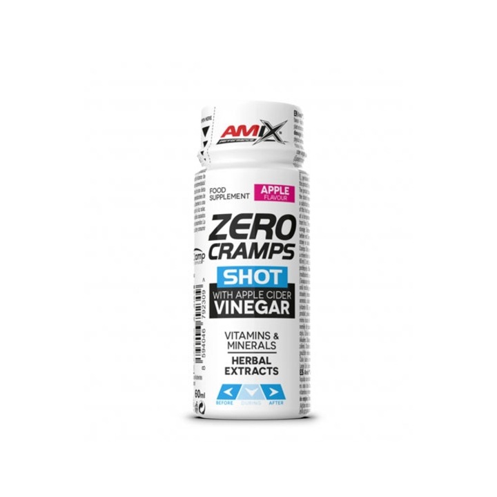 Aminoacizi, Amix, Zero Cramps Shot, Mar Verde, 60 ml