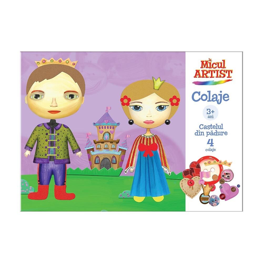 Joc colaje Micul Artist - Castelul din padure