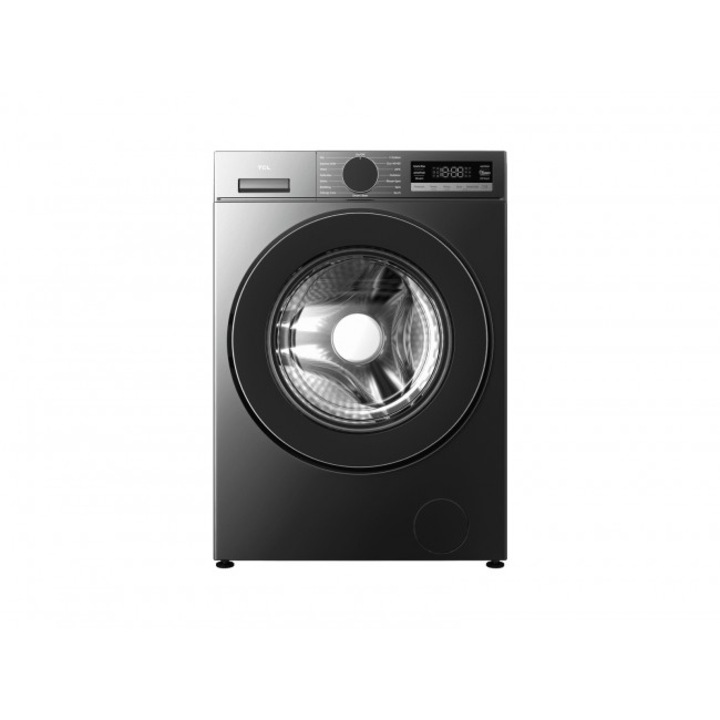 Mașină de spălat TCL FF0844SA0, 8 kg, 1400 rpm, Motor Inverter, Argintiu