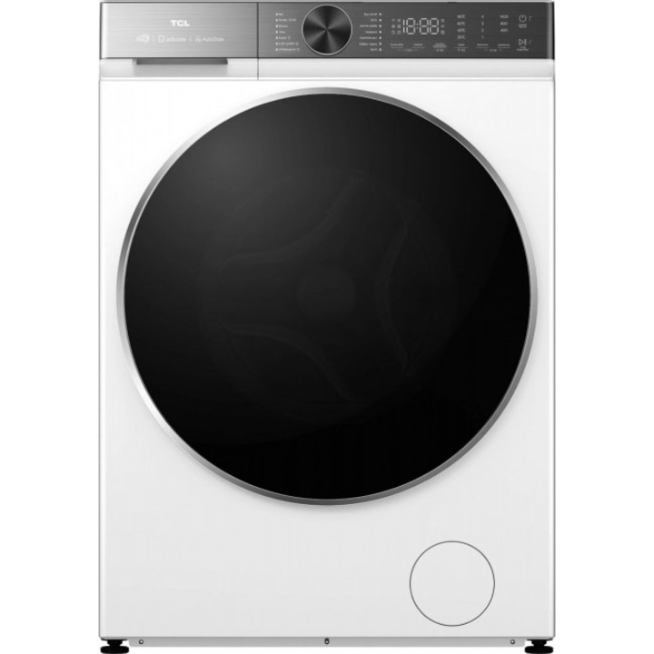 Mașină de spălat TCL FP1154WA0, 11 kg, 1400 rpm, Motor Inverter, Alb
