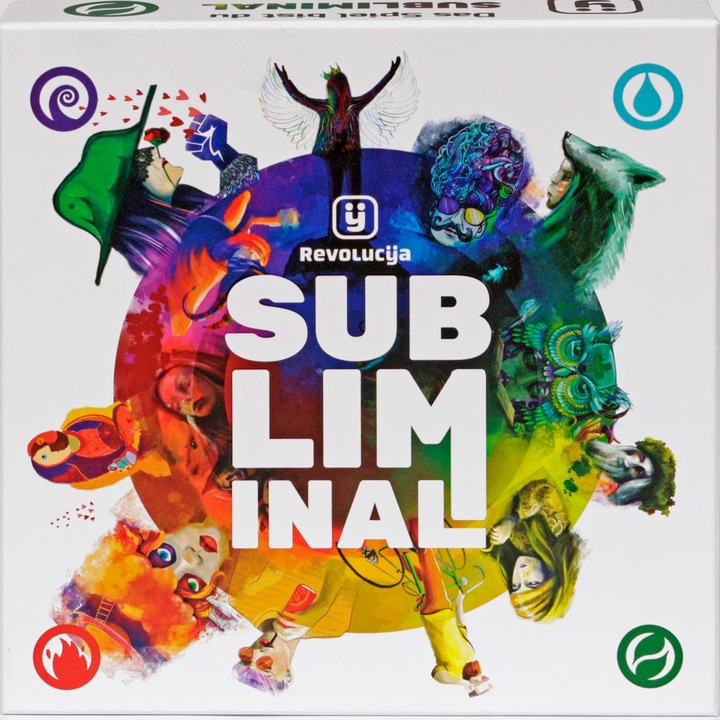Joc de societate, Subliminal, creativ, 3-6 jucători, multicolor