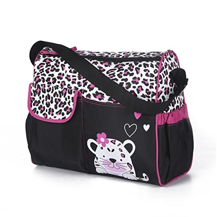 Чанта за майка Tiger Pink