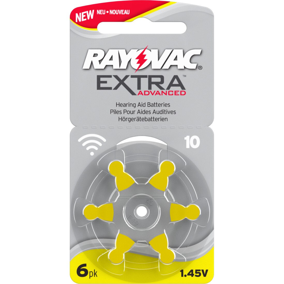 Baterii auditive Rayovac 10ZA blister 6 bucati Zinc-Aer