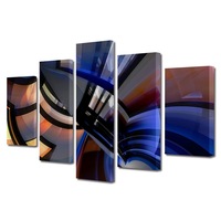 set tablouri multicanvas 5 piese abstract artdecomag modern decorativ robot 120 x 225 cm imagen 20_0_
0