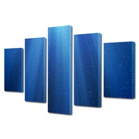set tablouri multicanvas btex 5 piese abstract artdecomag modern decorativ raze de lumina sub apa 80 x 150 cm imagen 58_0_
0