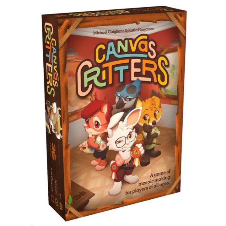 Joc de societate Canvas Critters, creativ, multicolor, pentru 2-6 jucători