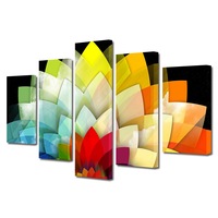 set tablouri multicanvas btex 5 piese abstract artdecomag modern decorativ floare stilizata 70 x 125 cm imagen 43_0_
0
